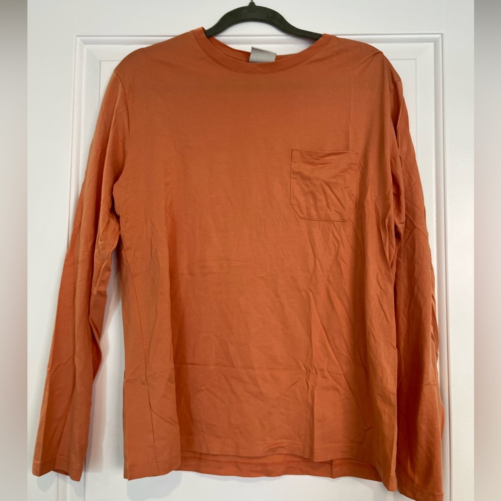 Richer Poorer Men's Rust Long Sleeve Tee